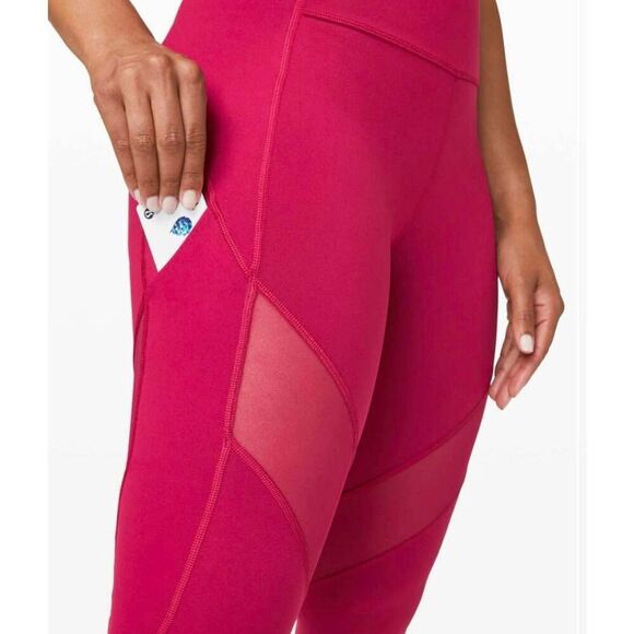 LULULEMON ATHLETICA Stronger As One Tight 25' 'Lululemon X Barrys' in Ruby Red S - Picture 4 of 7
